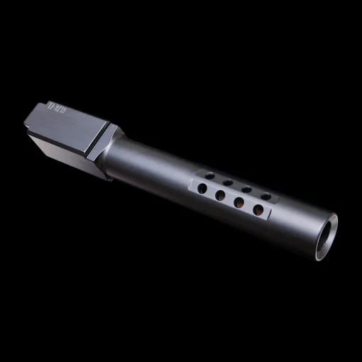G17 Black Ported Flush Cut Barrel 9mm Gen 1–4