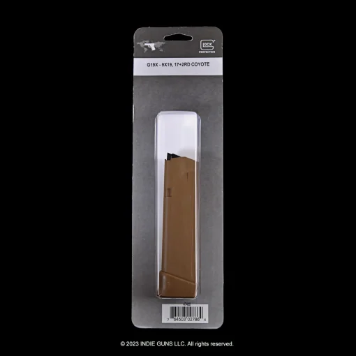 G17+2 19rd 9mm OEM Glock Mag – Coyote