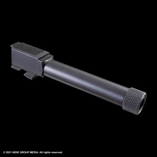 G19 Black Threaded Barrel 9mm Gen 1–4 - Image 2