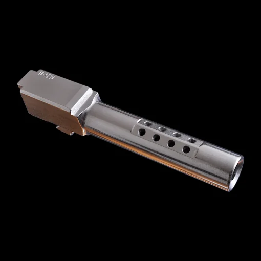 G19 Stainless Ported Flush Cut Barrel 9mm Gen 1–4