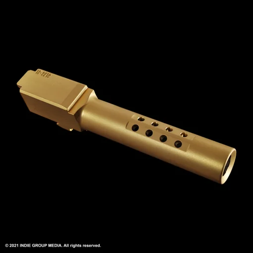 G19 TiN Ported Flush Cut Barrel 9mm Gen 1–4