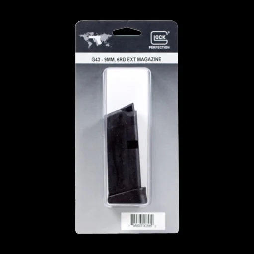G43 6rd 9mm OEM Glock Mag Extended